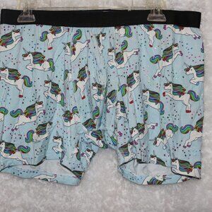 MeUndies rainbow unicorn mens or unisex boxer briefs 3XL new without tags